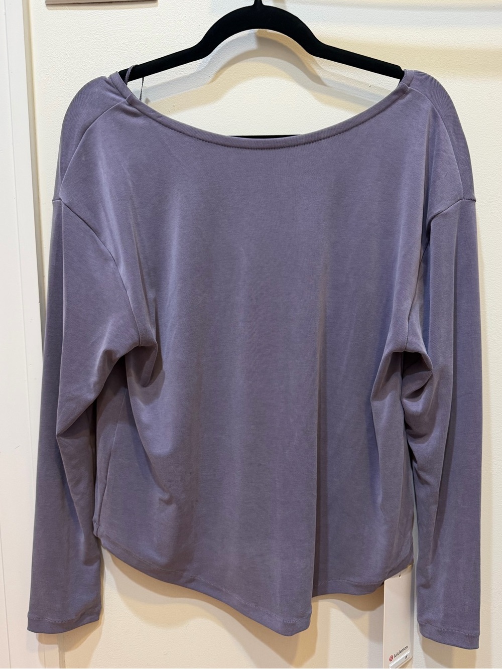 Lululemon Drapey Softstreme Boatneck Long Sleeve